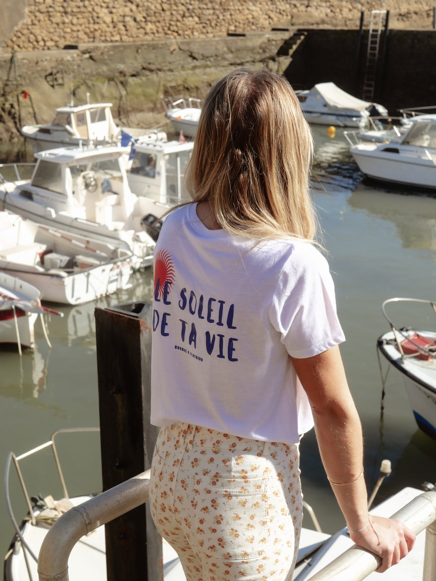 Crop top Le soleil de ta vie