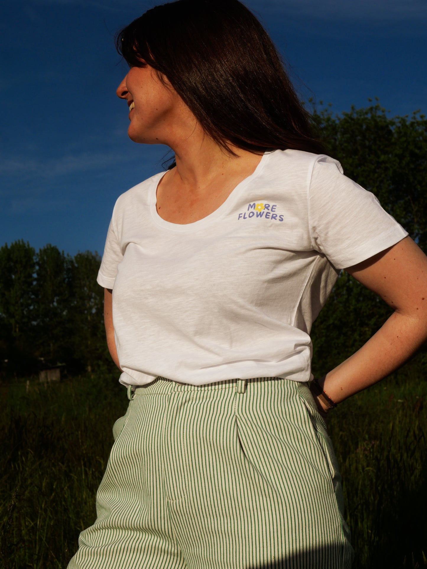 T shirt More Flowers