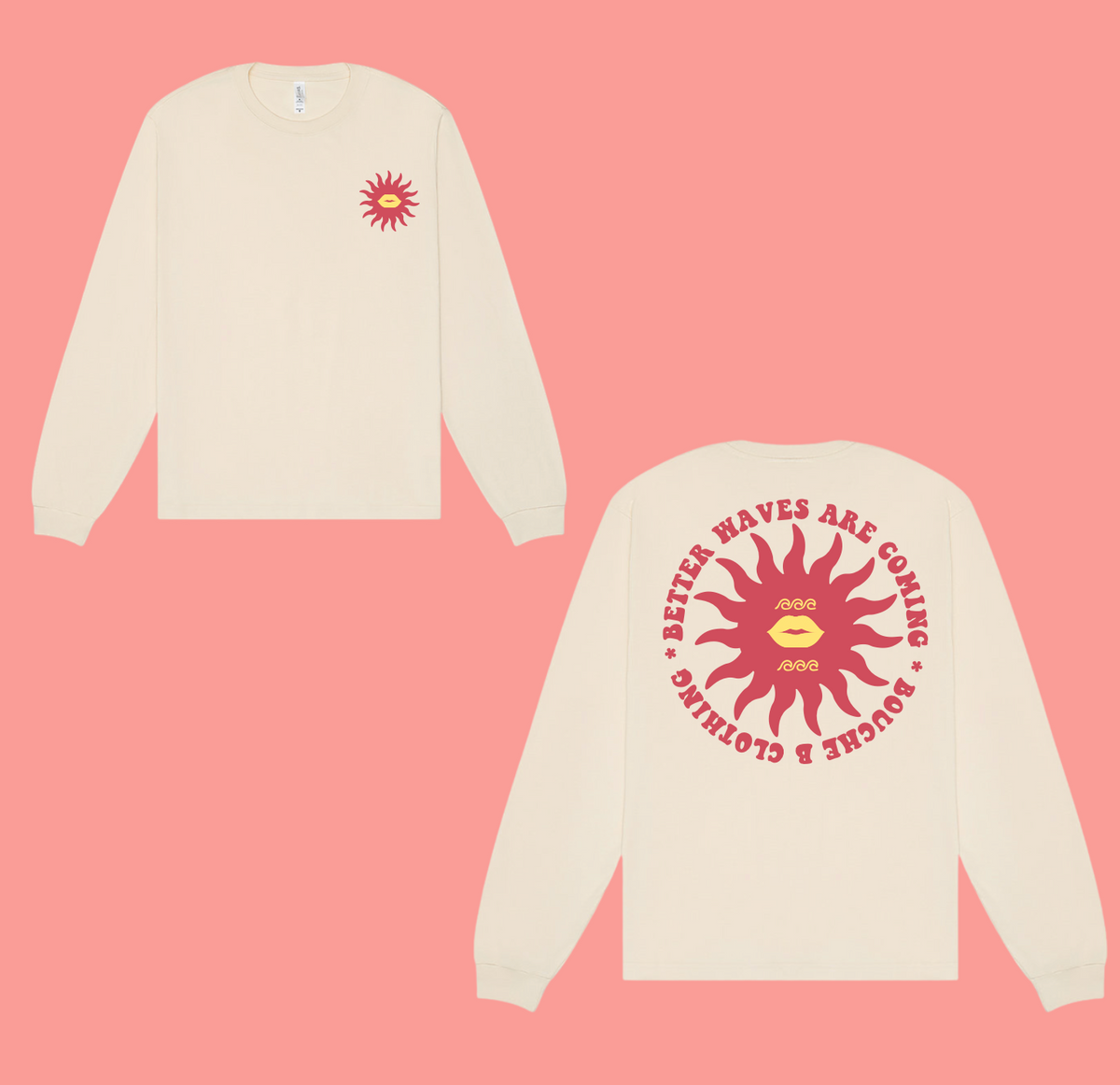 T-shirt long sleeve Wavy