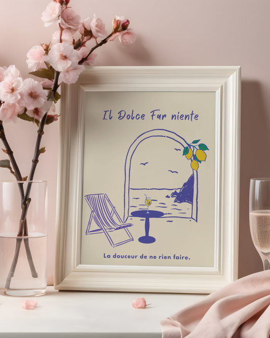 Affiche Il Dolce Far Niente