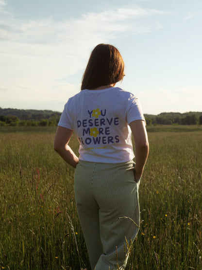 T shirt More Flowers
