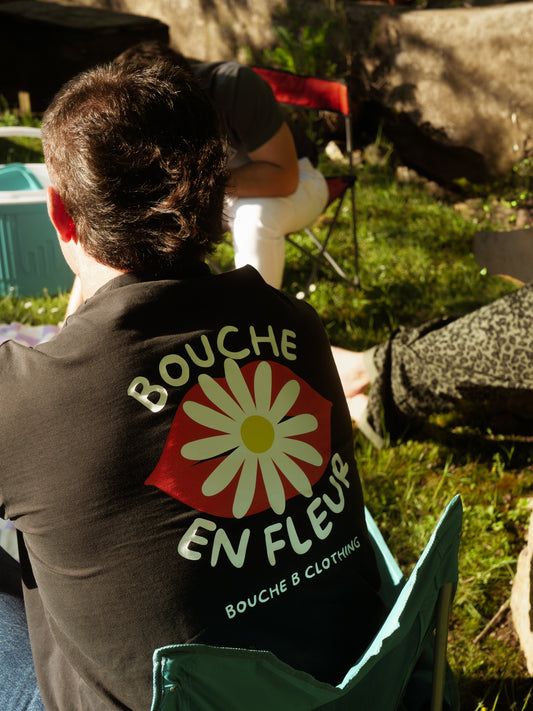 T shirt Oversize Bouche en fleur