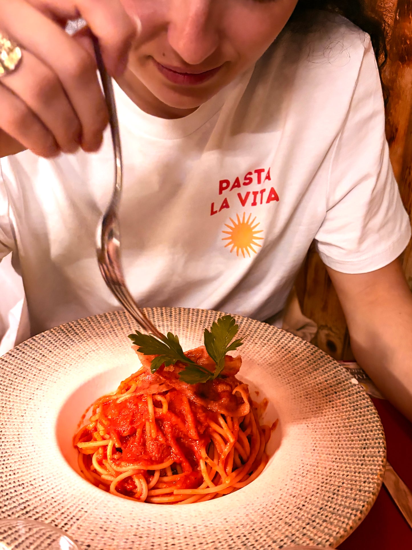 T shirt Pasta la vita