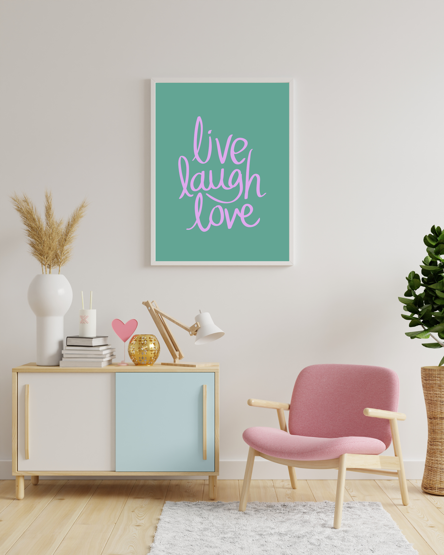Affiche Live, laugh, love