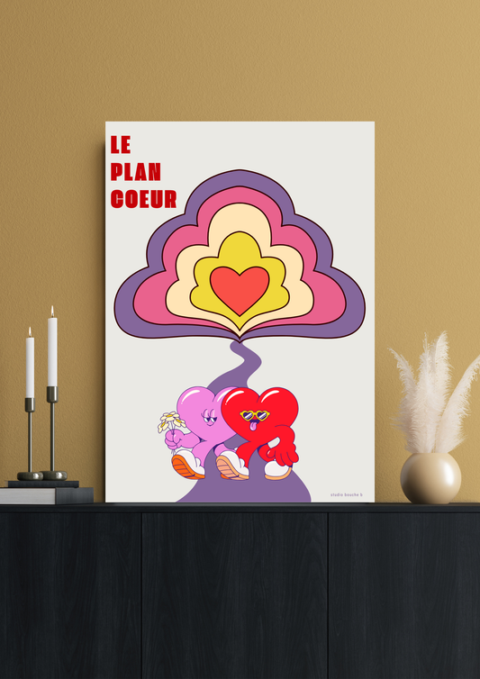 Affiche Plan Coeur