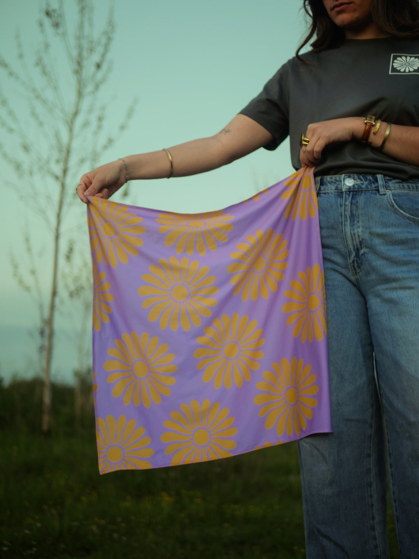 Foulard Sunset Bloom
