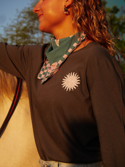 T shirt manches longues Sunface