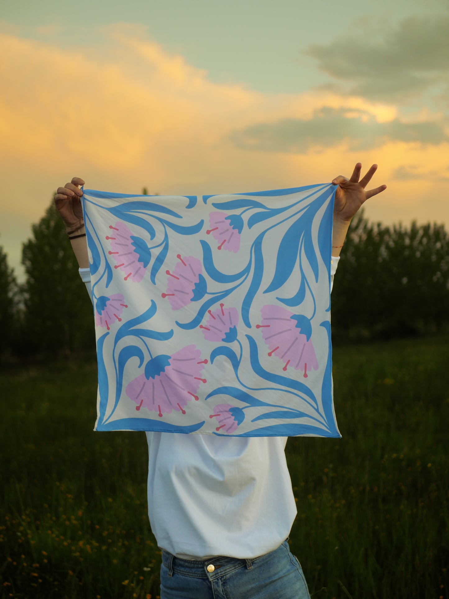 Foulard Grandma’s Garden