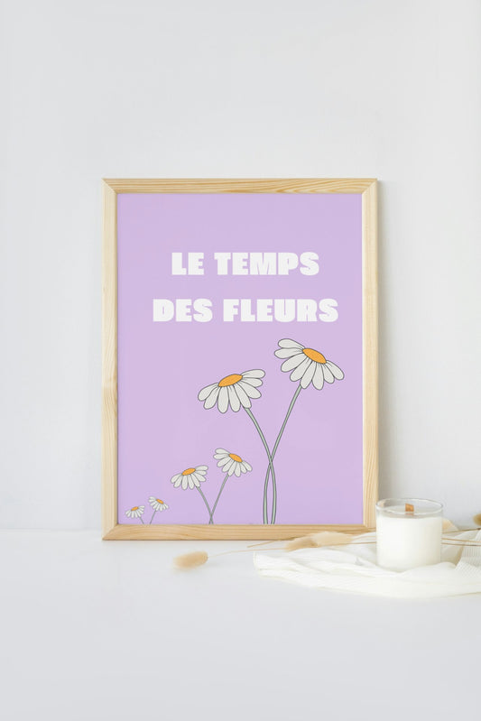 Le temps des fleurs